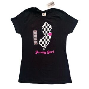 NWT Vintage Y2k Hot Topic Jersey Girl graphic tee
